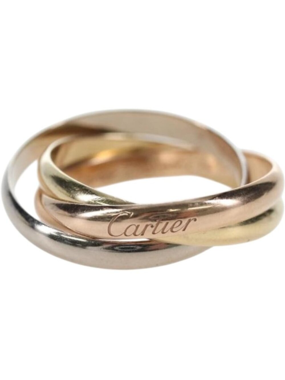 CARTIER Trinity Ring Au750 Gold Silver